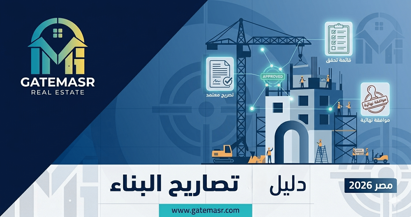 تصريحات بناء العقارات في مصر: الدليل الشامل 2026 لفهم القوانين والتراخيص بسهولة 5 تصريحات بناء العقارات في مصر الدليل الشامل 2026 لفهم القوانين والتراخيص بسهولة