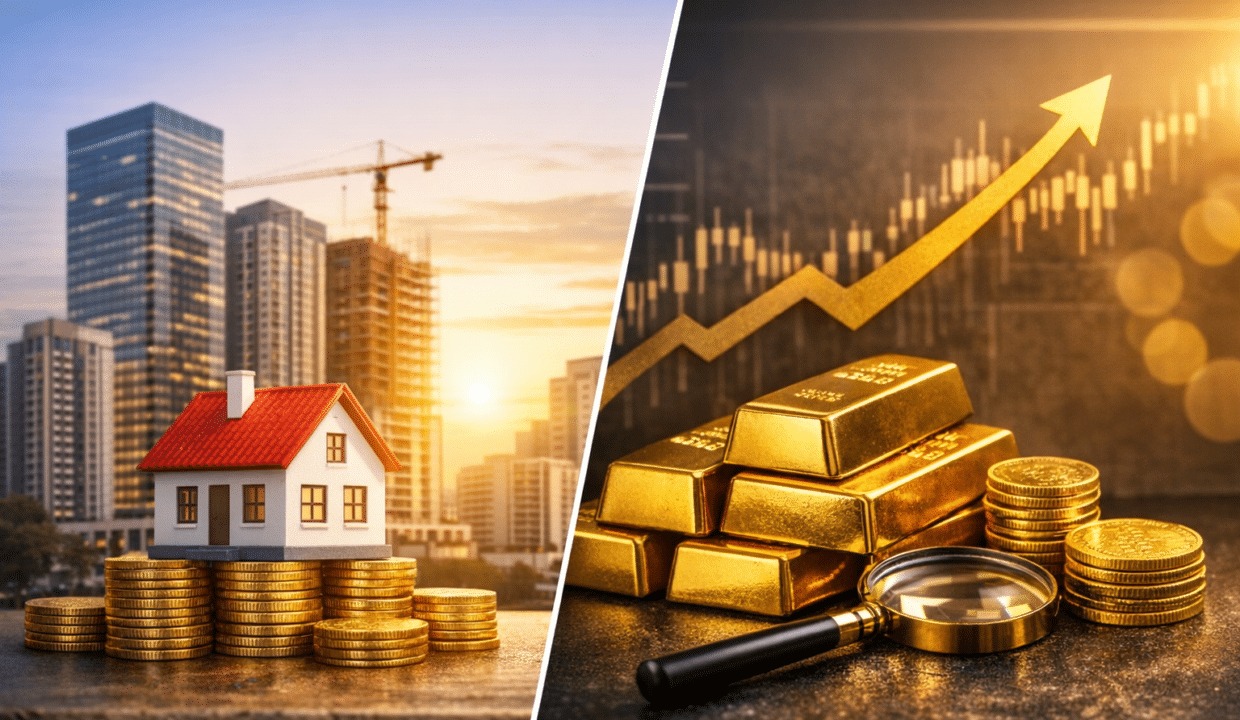 7 أسباب تجعل الاستثمار العقاري أفضل من الذهب