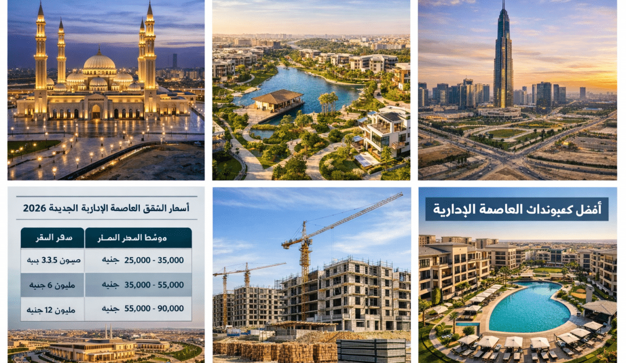 أسعار الشقق في العاصمة الإدارية الجديدة 2026