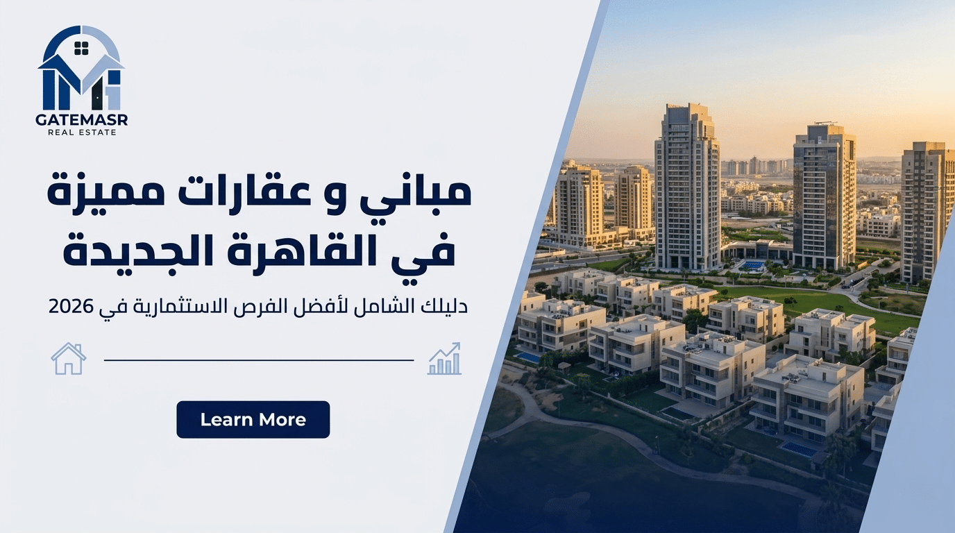 مباني و عقارات مميزة في القاهرة الجديدة: دليلك الشامل لأفضل الفرص الاستثمارية في 2026 5 مباني و عقارات مميزة في القاهرة الجديدة دليلك الشامل لأفضل الفرص الاستثمارية في 2026