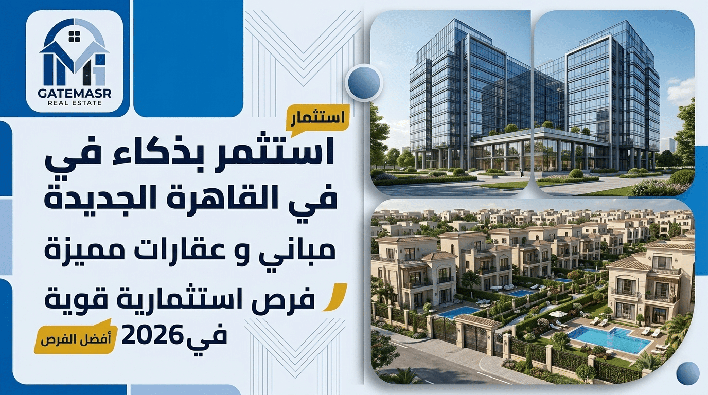 مباني و عقارات مميزة في القاهرة الجديدة: دليلك الشامل لأفضل الفرص الاستثمارية في 2026 6 مباني و عقارات مميزة في القاهرة الجديدة دليلك الشامل لأفضل الفرص الاستثمارية في 2026