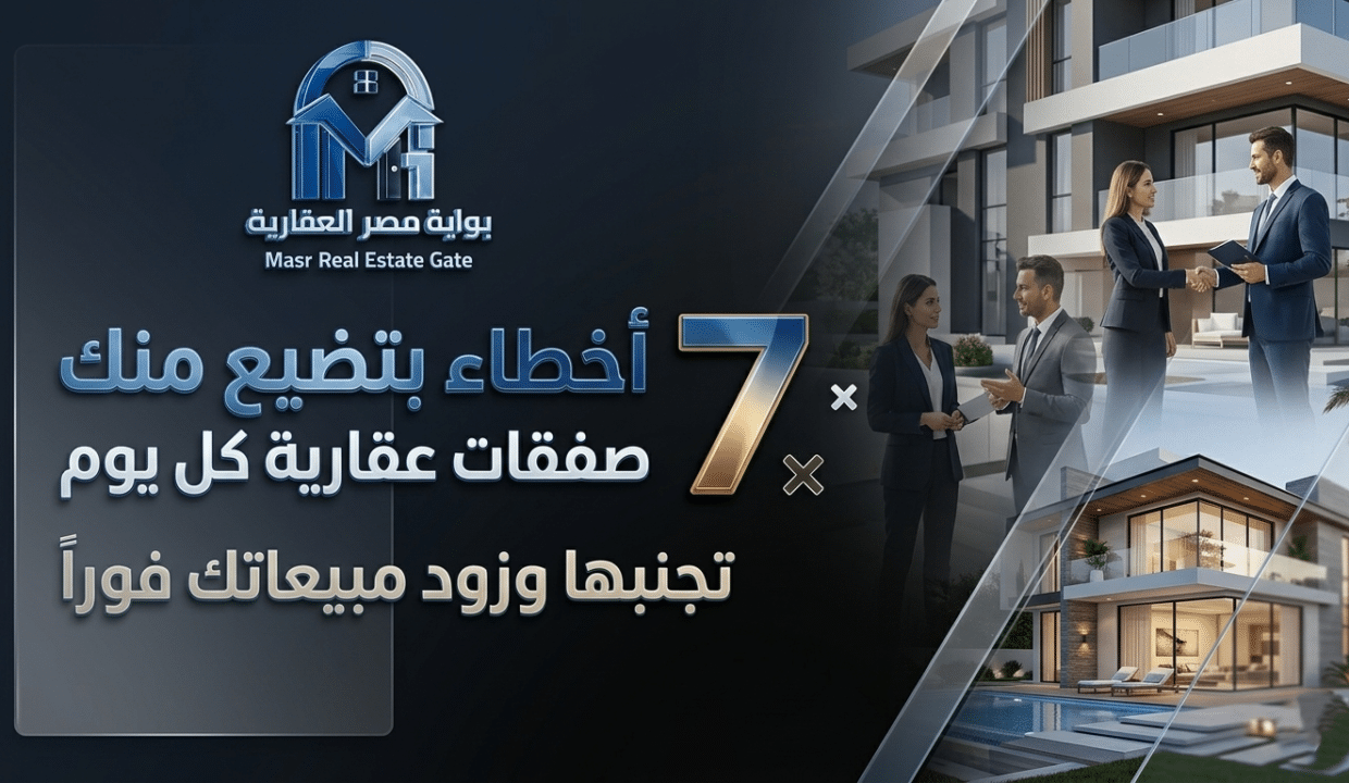 7 أخطاء بتضيع منك صفقات عقارية كل يوم