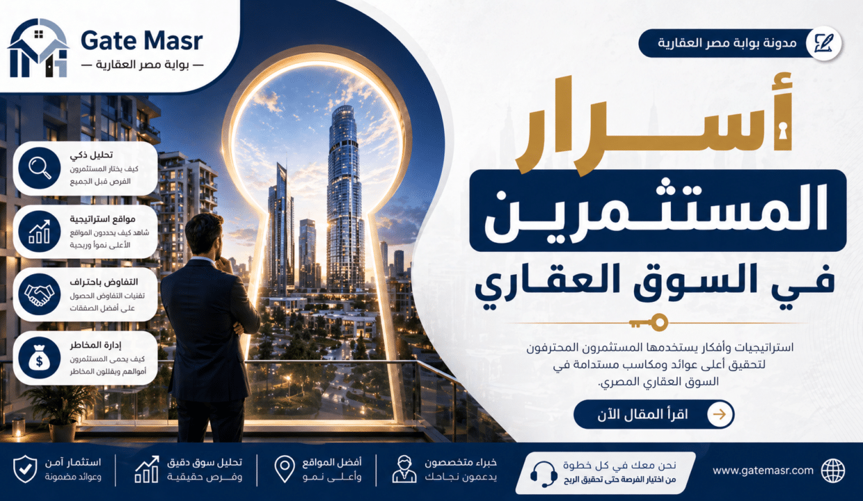 أسرار المستثمرين في السوق العقاري