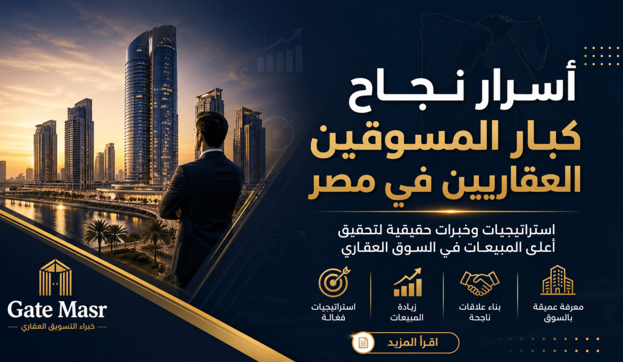 أسرار نجاح كبار المسوقين العقاريين في مصر