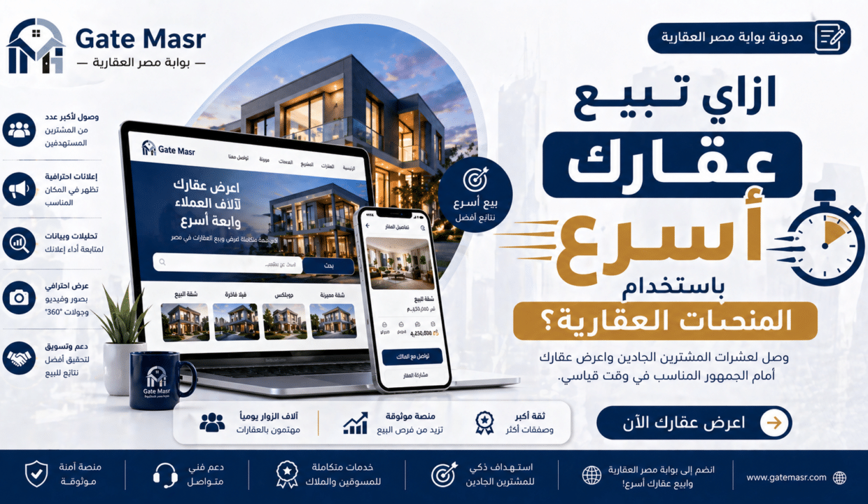 ازاي تبيع عقارك أسرع باستخدام المنصات العقارية؟