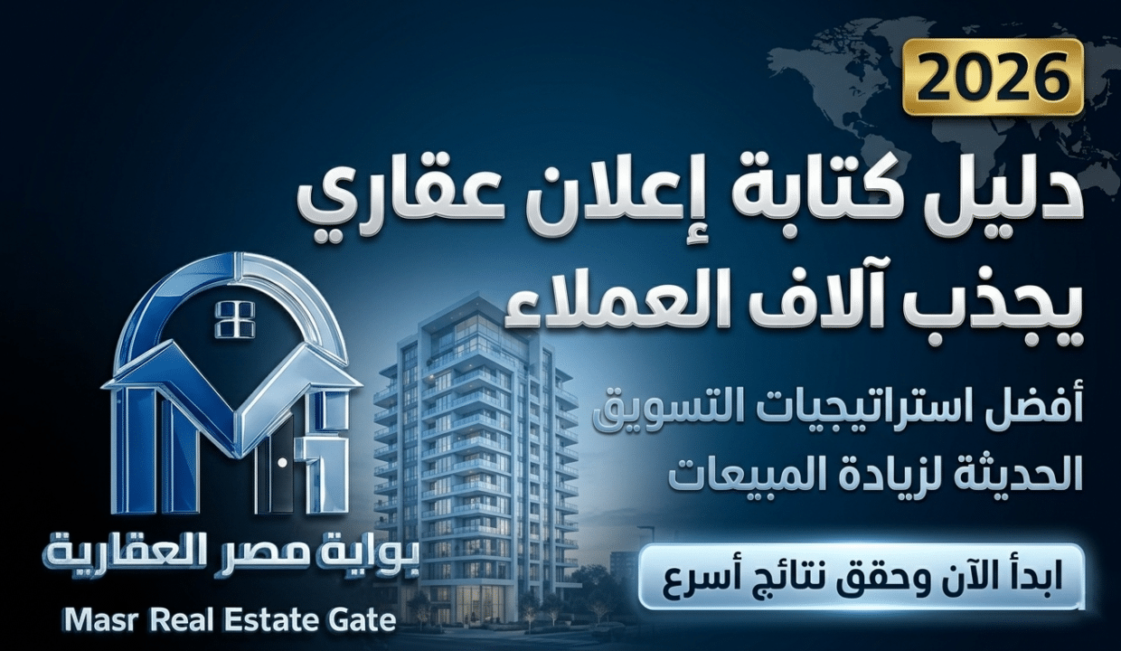 دليل كتابة إعلان عقاري يجذب آلاف العملاء 2026