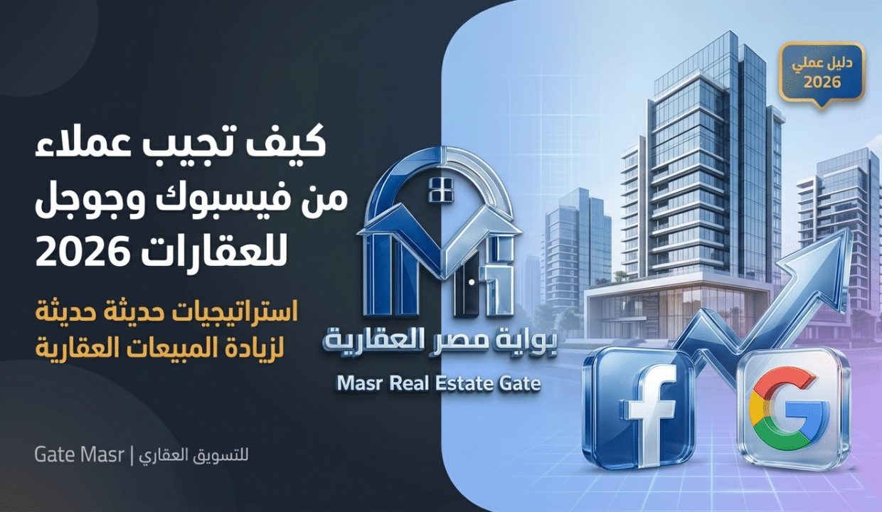 كيف تجيب عملاء من فيسبوك وجوجل للعقارات 2026