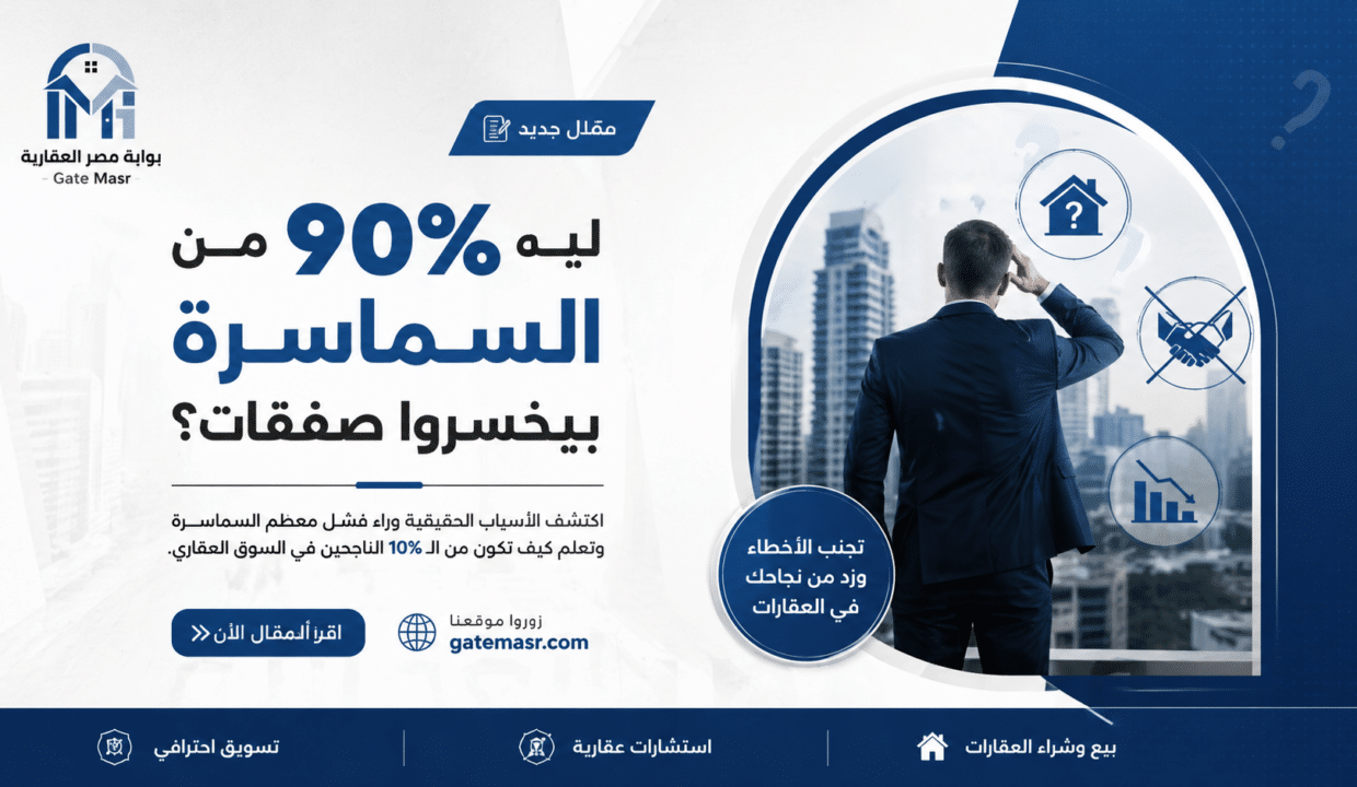 ليه 90% من السماسرة بيخسروا صفقات؟