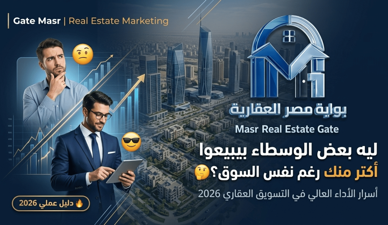 ليه بعض الوسطاء بيبيعوا أكتر منك رغم نفس السوق؟ 2026