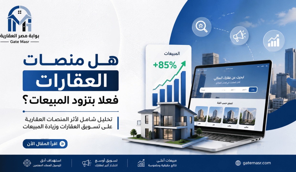 هل منصات العقارات فعلا بتزود المبيعات؟