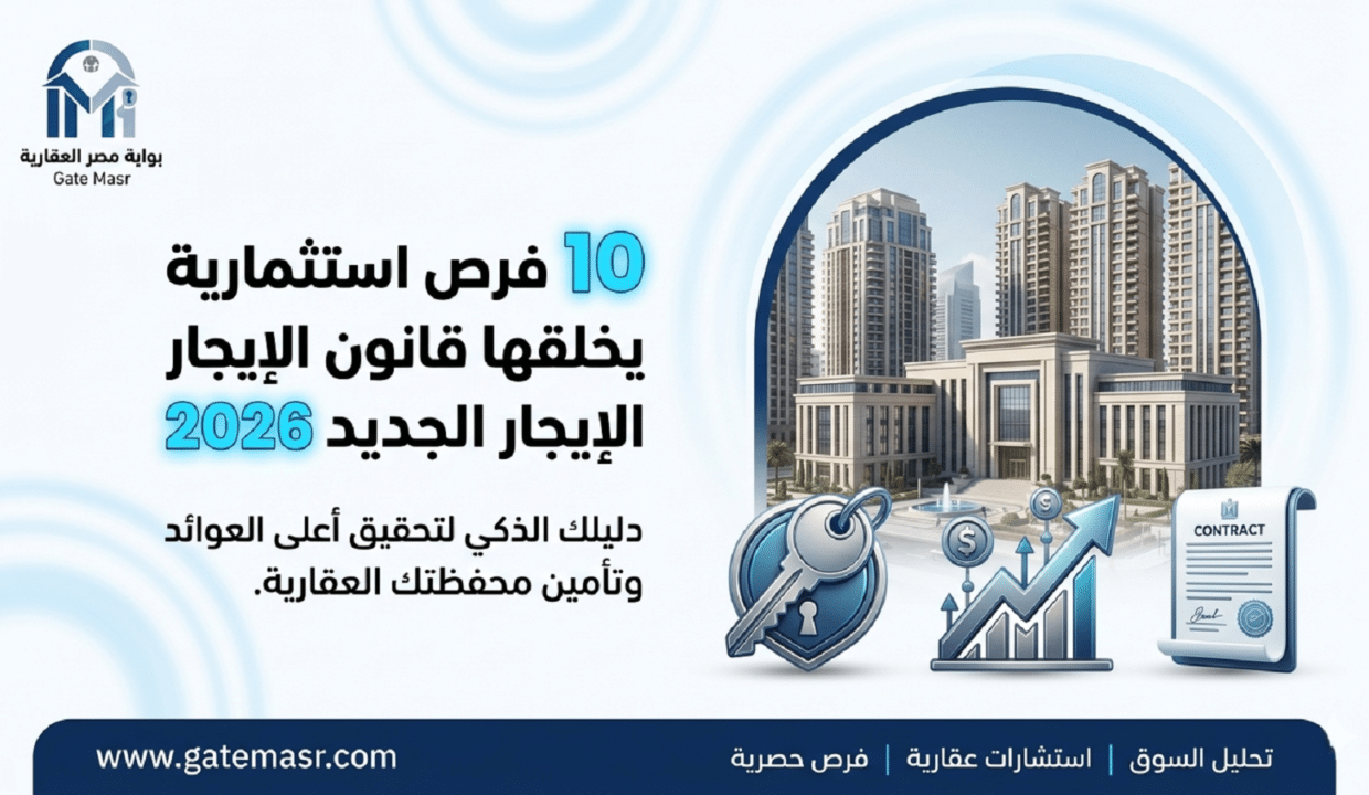 10 فرص استثمارية يخلقها قانون الإيجار الجديد 2026