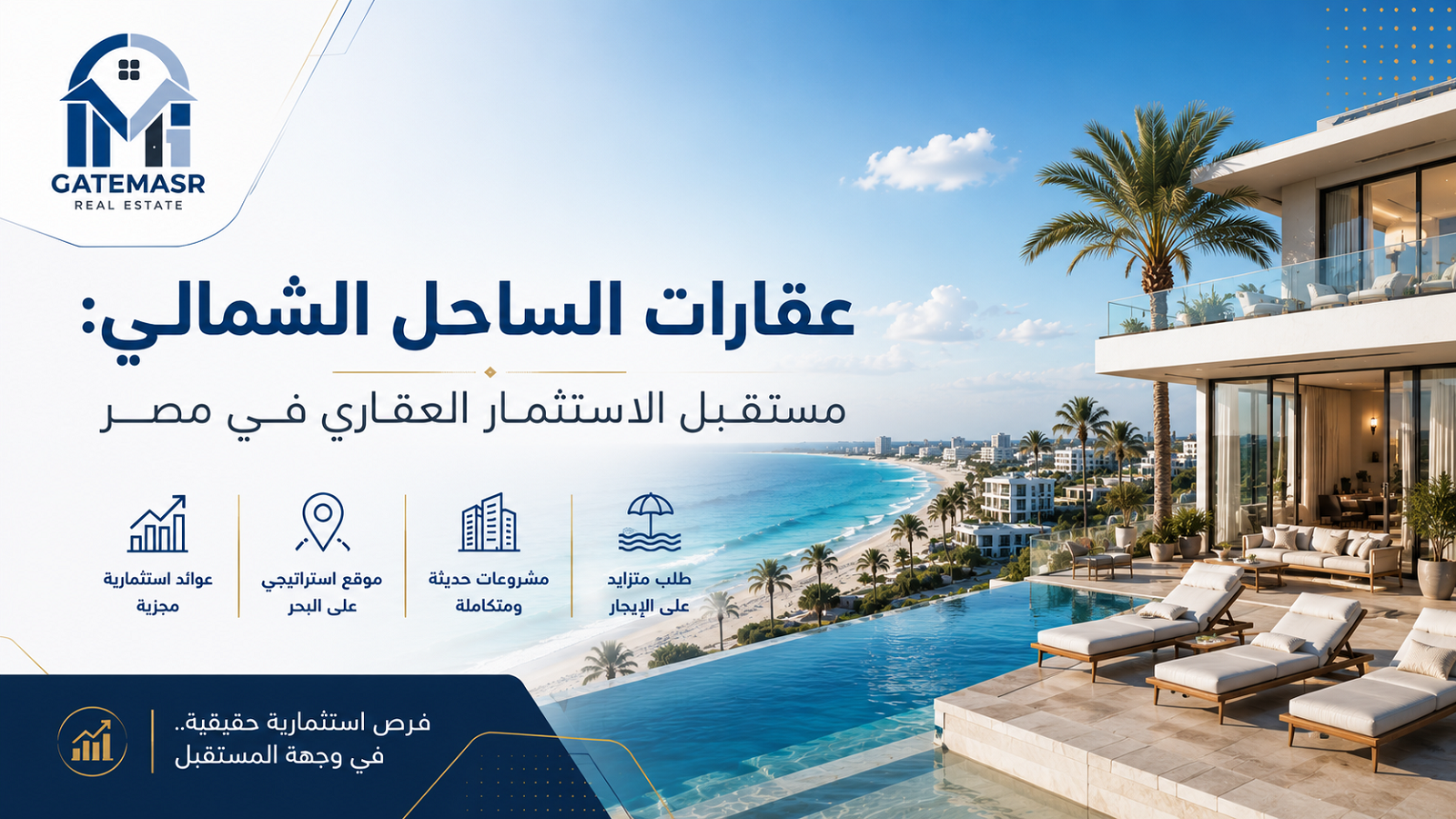 عقارات الساحل الشمالي: مستقبل الاستثمار العقاري في مصر 6 عقارات الساحل الشمالي مستقبل الاستثمار العقاري في مصر
