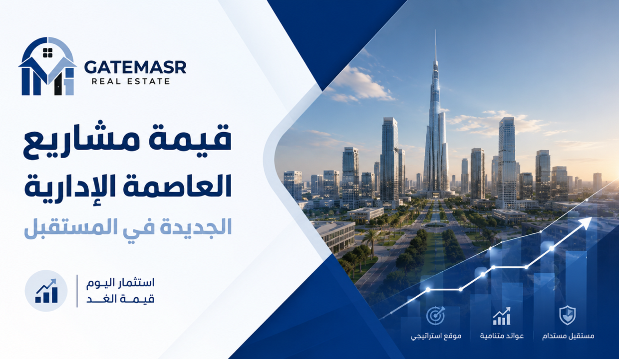 قيمة مشاريع العاصمة الإدارية الجديدة في المستقبل