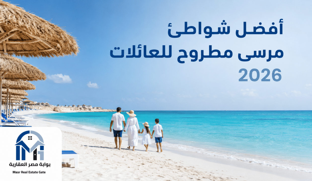 أفضل شواطئ مرسى مطروح للعائلات 2026