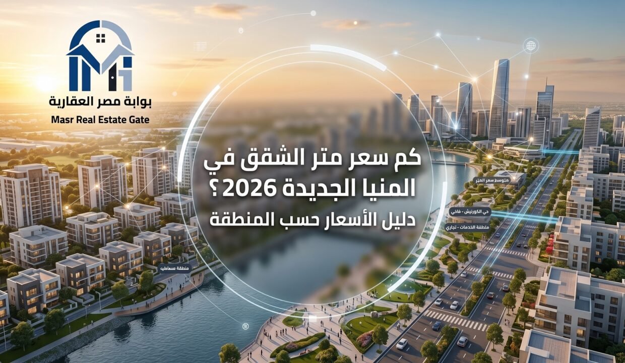 كم سعر متر الشقق في المنيا الجديدة 2026؟