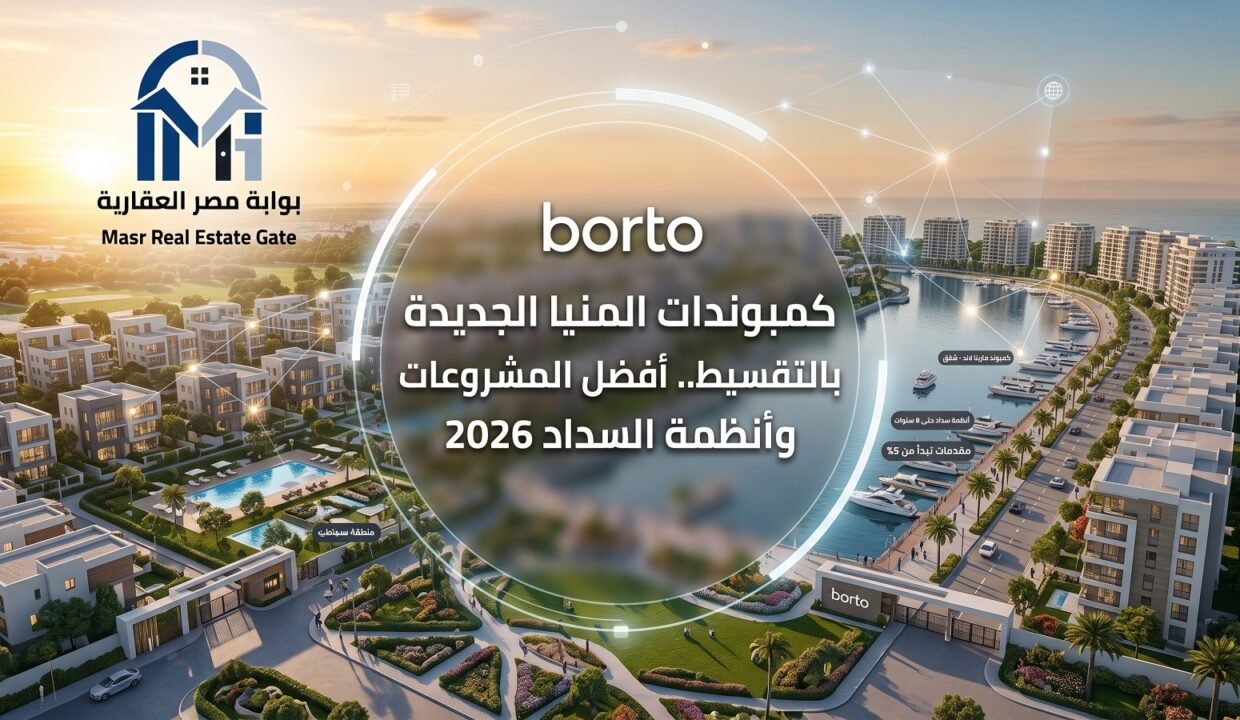 كمبوندات المنيا الجديدة بالتقسيط 2026