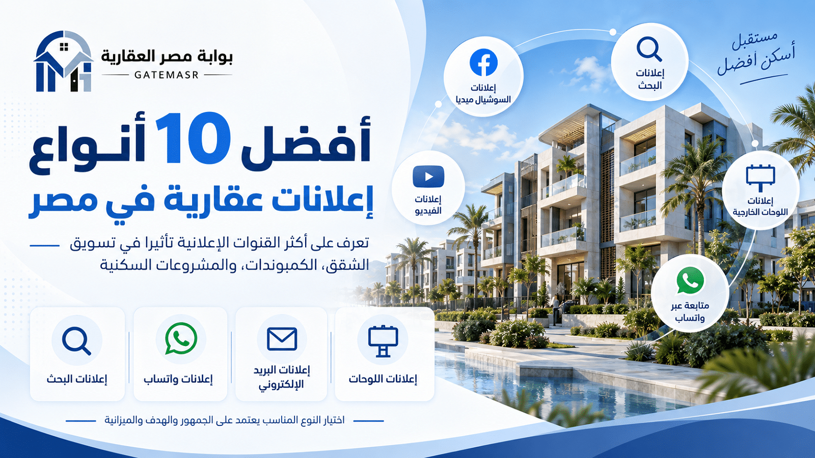 أفضل 10 أنواع إعلانات عقارية في مصر 5 أفضل 10 أنواع إعلانات عقارية في مصر