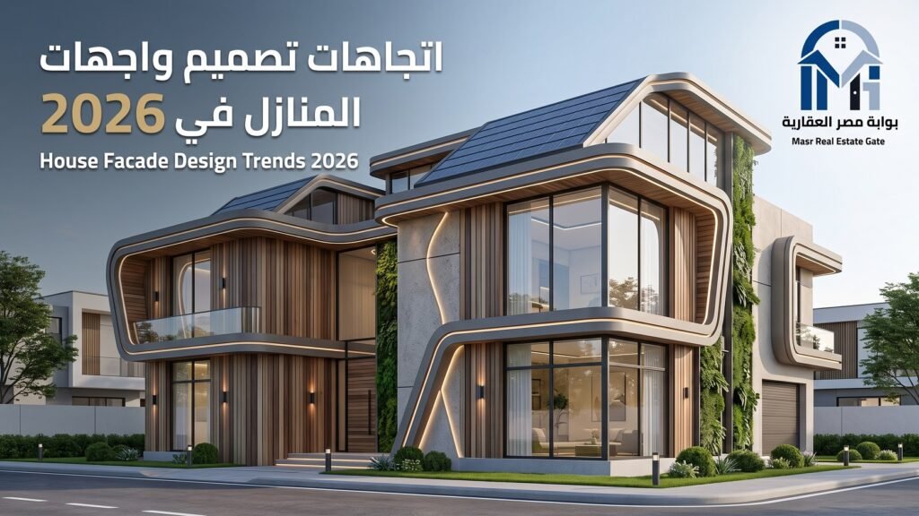 اتجاهات تصميم واجهات المنازل في 2026