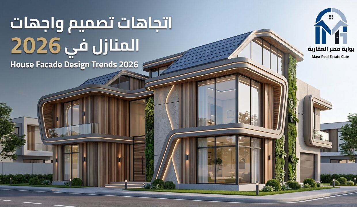 اتجاهات تصميم واجهات المنازل في 2026