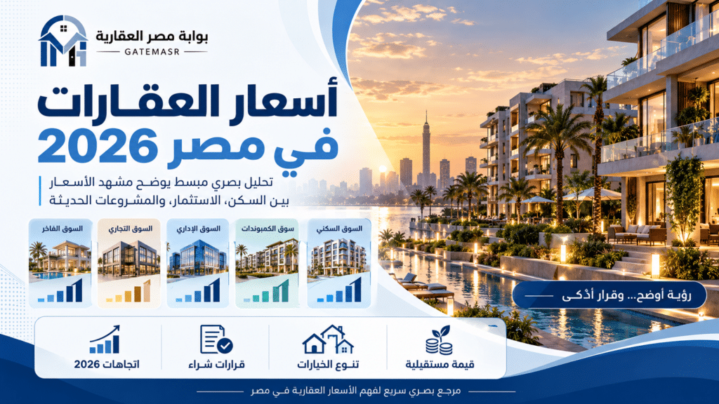 أسعار العقارات في مصر 2026
