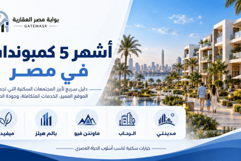 أشهر 5 كمبوندات في مصر